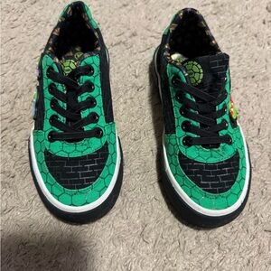 Kids Green ninja turtle Lace-Up Sneakers